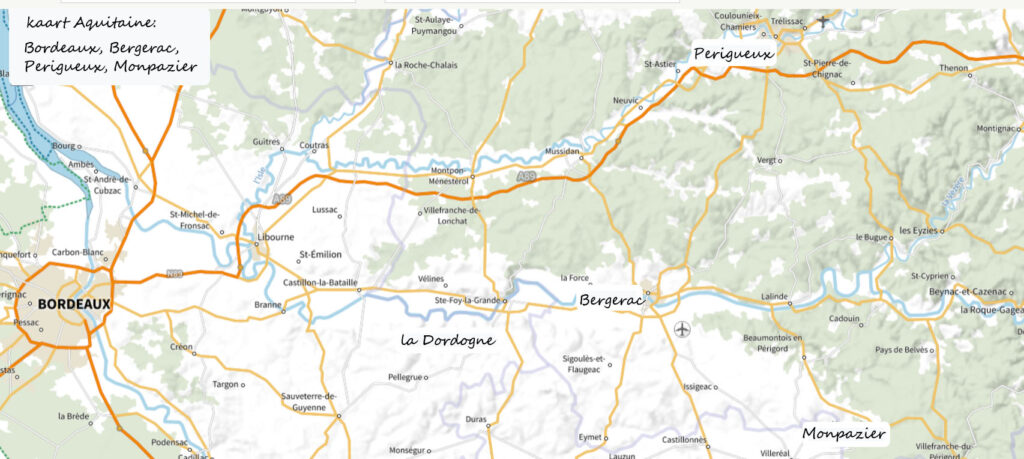 map Aquitaine